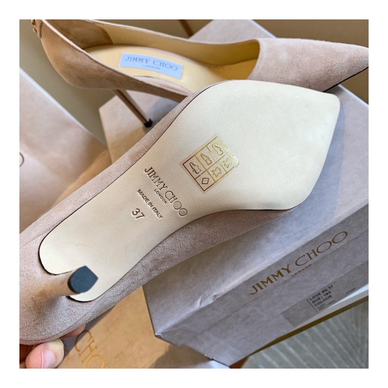 Jimmy Choo Romy Suede Point-Toe Pumps 120011