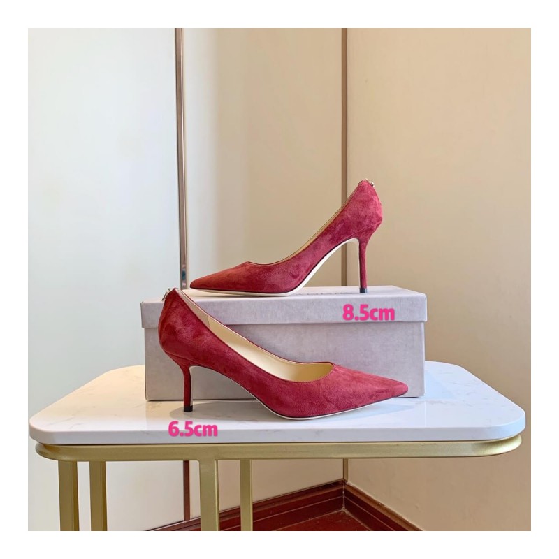 Jimmy Choo Romy Suede Point-Toe Pumps 120011