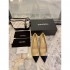 Chanel Lambskin &amp; Grosgrain 8.5cm Heel Pumps G35536