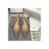 Dior J&#039;adior Slingback Ballerina Flat with Thread and Bead Embroidery P766
