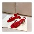 Chanel Lambskin CC Logo Sandals G36958