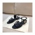 Chanel Lambskin CC Logo Sandals G36958
