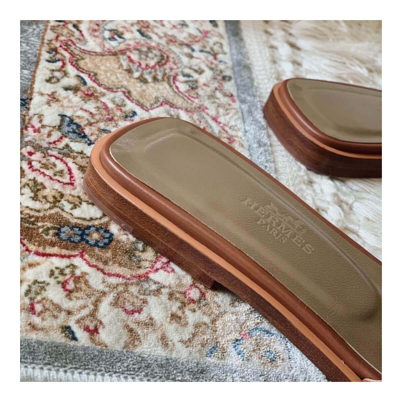 Hermes Oran Sandal in Box Calfskin H02105