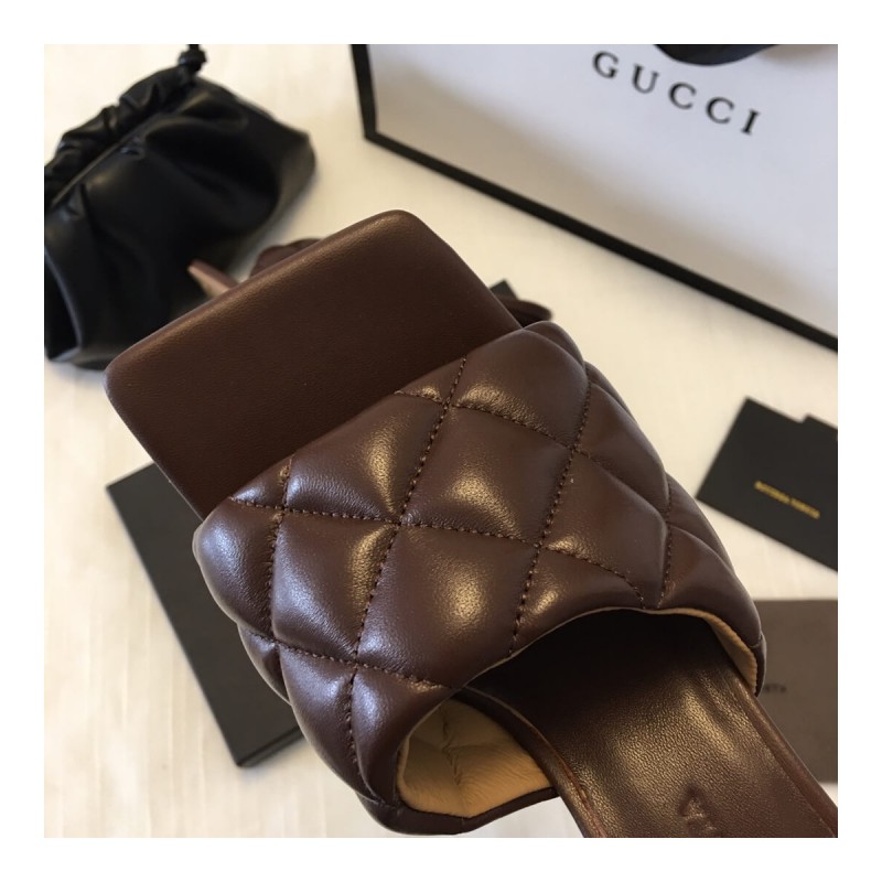 Bottega Veneta Puffy Dream Square Mules 592015