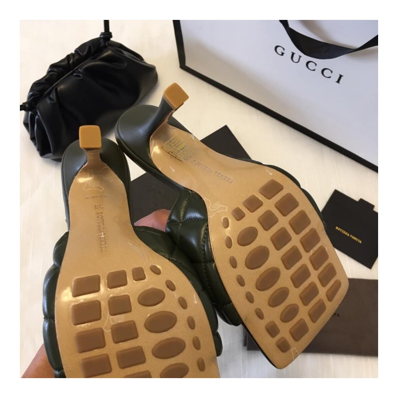 Bottega Veneta Puffy Dream Square Mules 592015