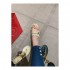 Chanel Raffia &amp; Lambskin Sandals G34694