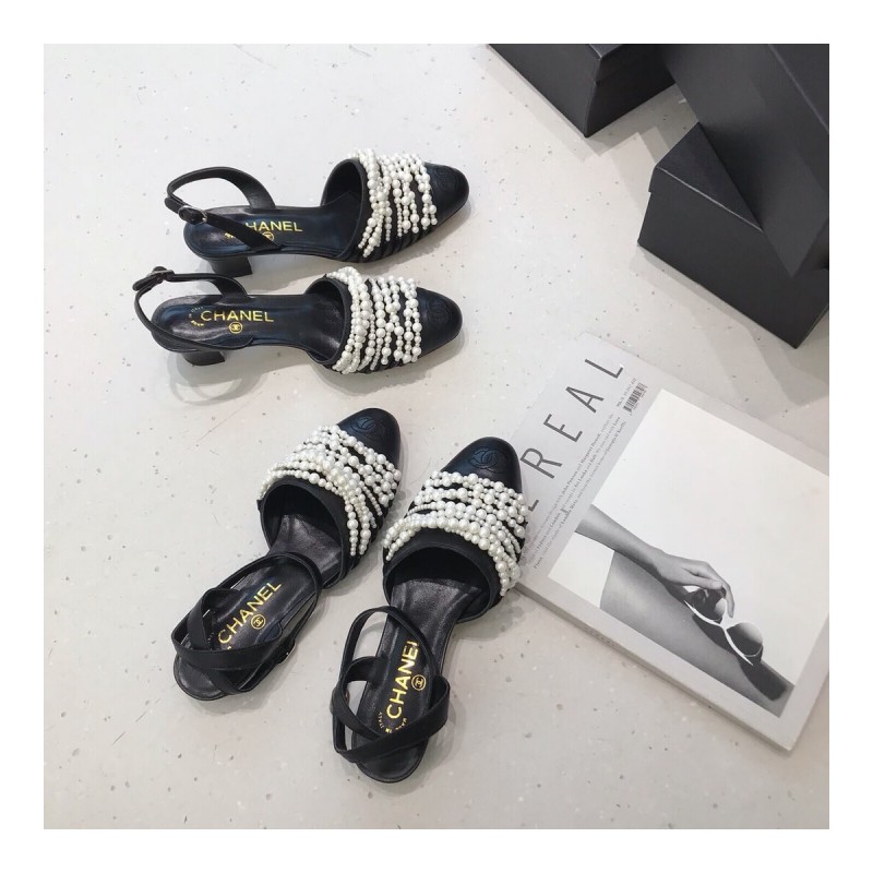 Chanel Pearl Sandals G23578