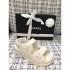 Chanel Velcro Sandals G31848 White