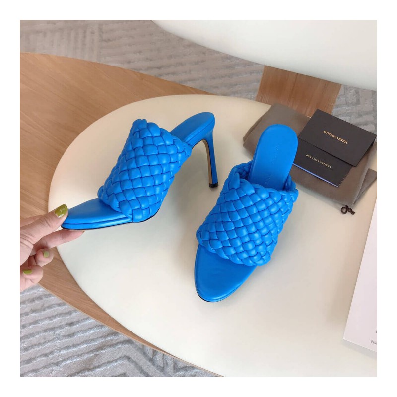 Bottega Veneta BV Curve Sandals 621340 Blue