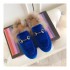 Gucci Princetown Velvet Slipper 397749