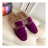 Gucci Princetown Velvet Slipper 397749