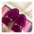 Gucci Princetown Velvet Slipper 397749