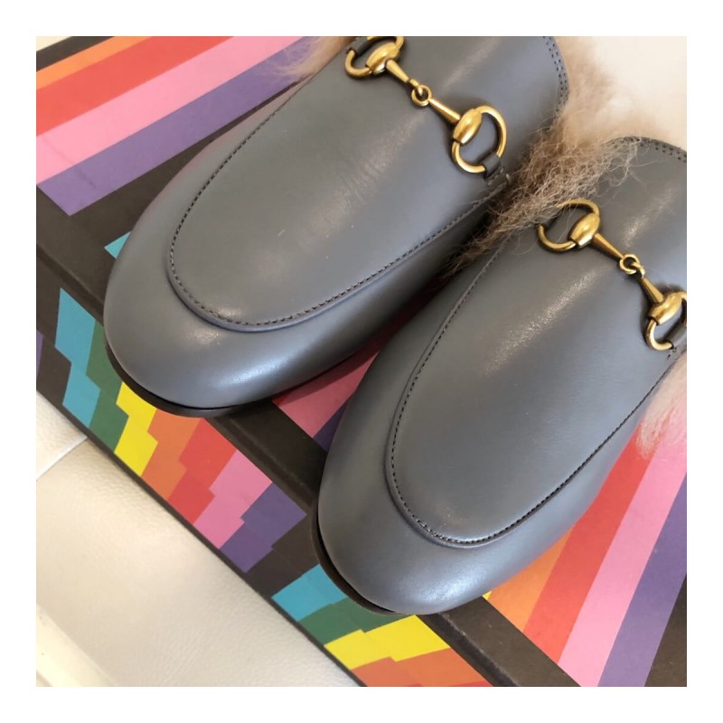 Gucci Princetown Leather Slipper 397749