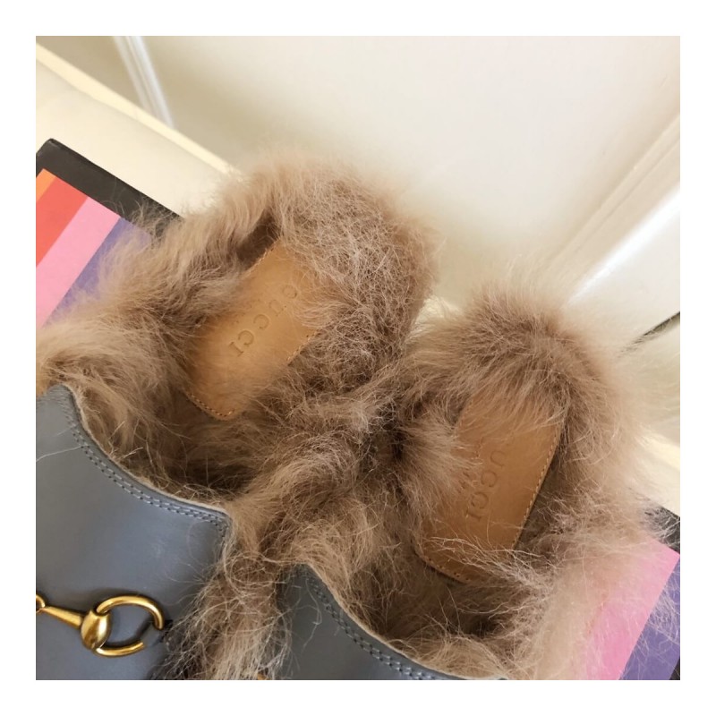 Gucci Princetown Leather Slipper 397749