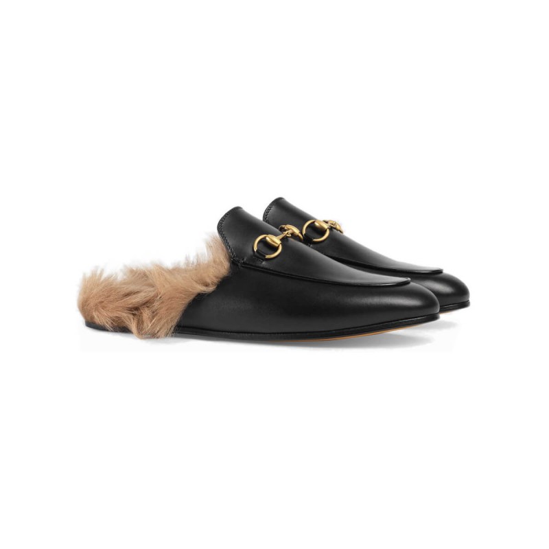 Gucci Princetown Leather Slipper 397749