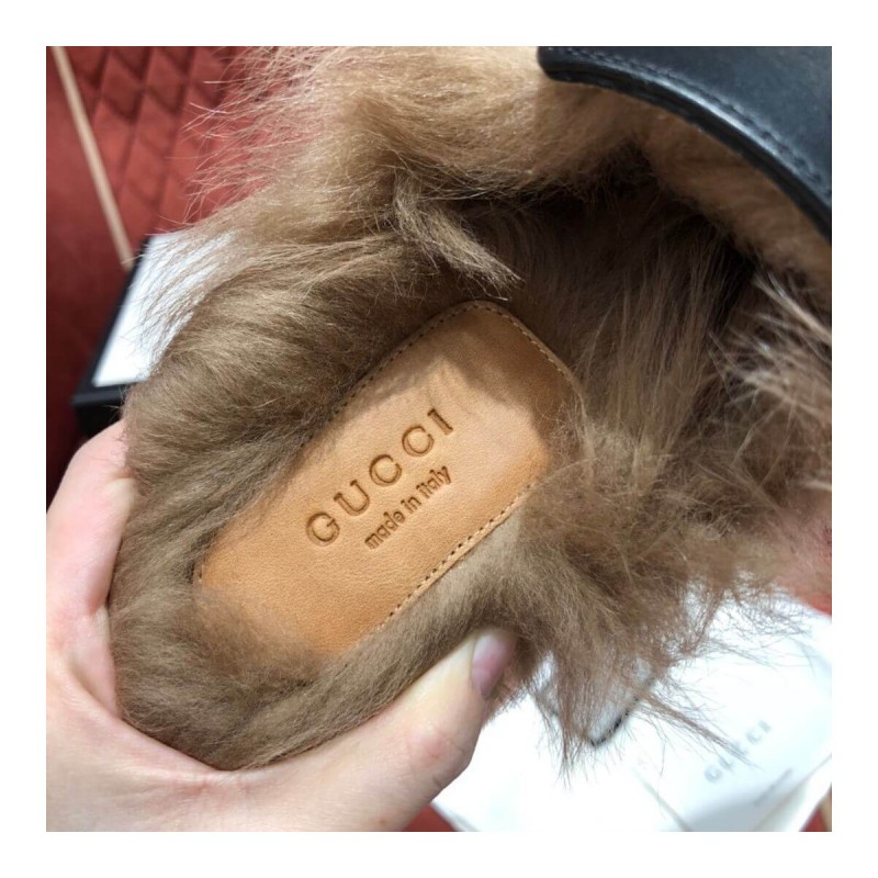 Gucci Princetown Leather Slipper 397749