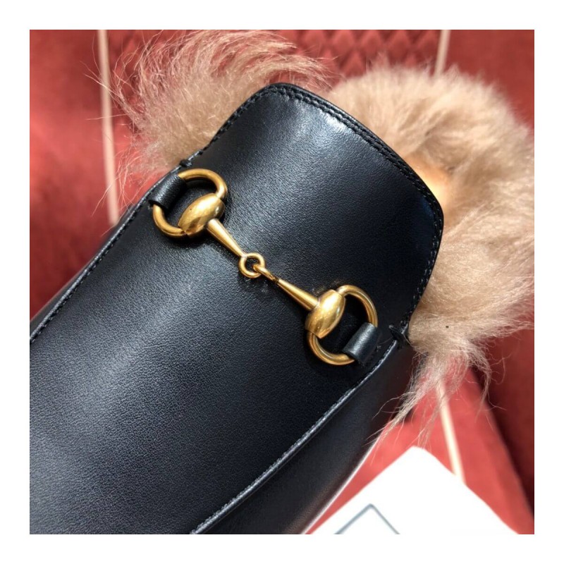 Gucci Princetown Leather Slipper 397749