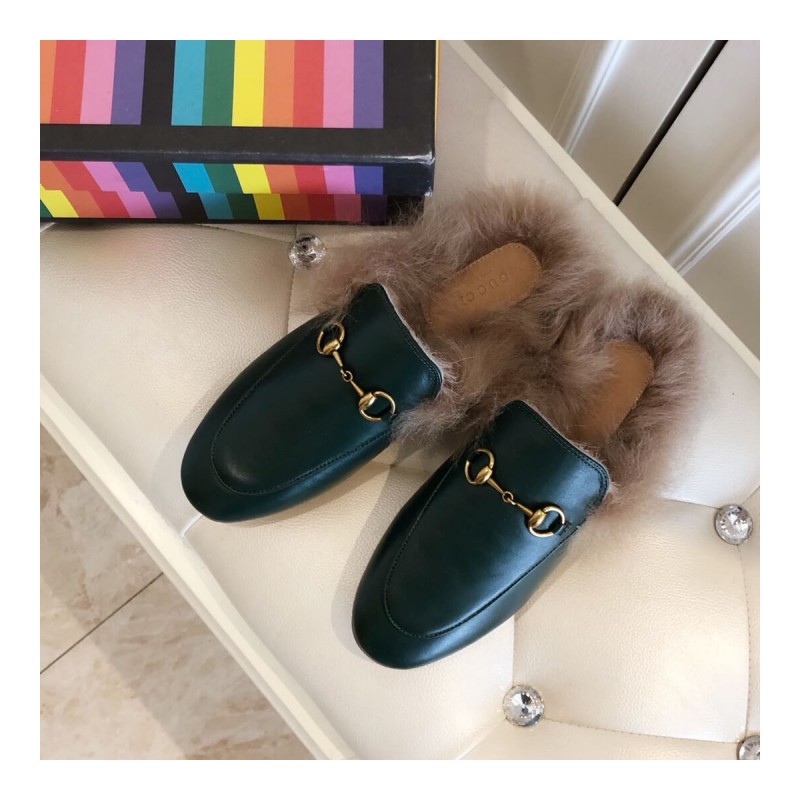 Gucci Princetown Leather Slipper 397749