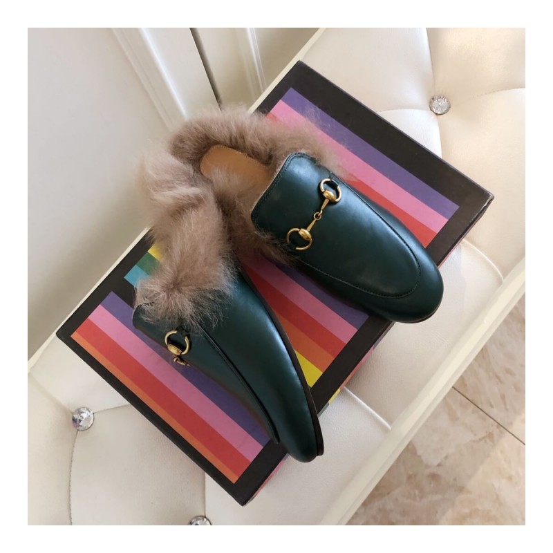 Gucci Princetown Leather Slipper 397749