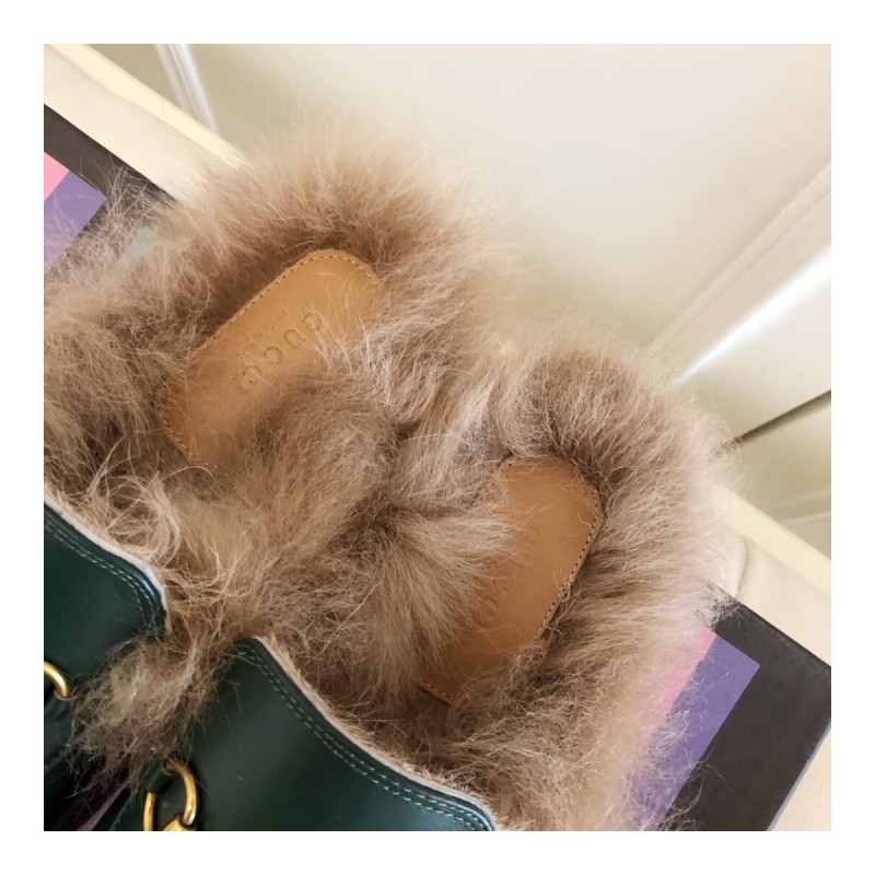 Gucci Princetown Leather Slipper 397749