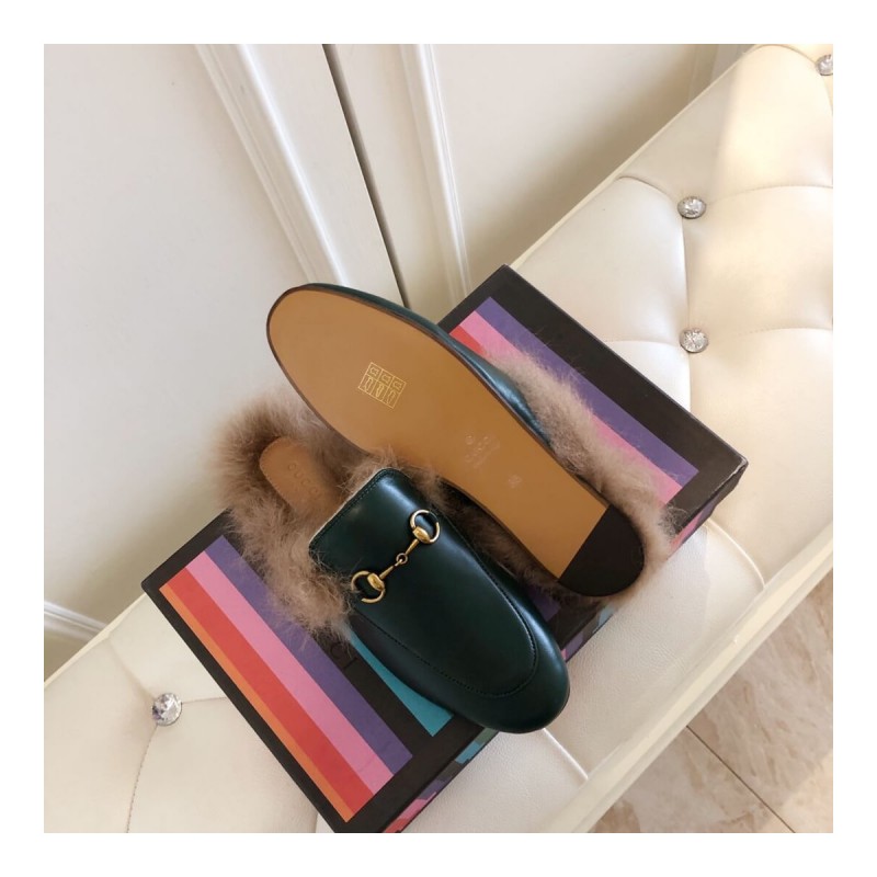 Gucci Princetown Leather Slipper 397749