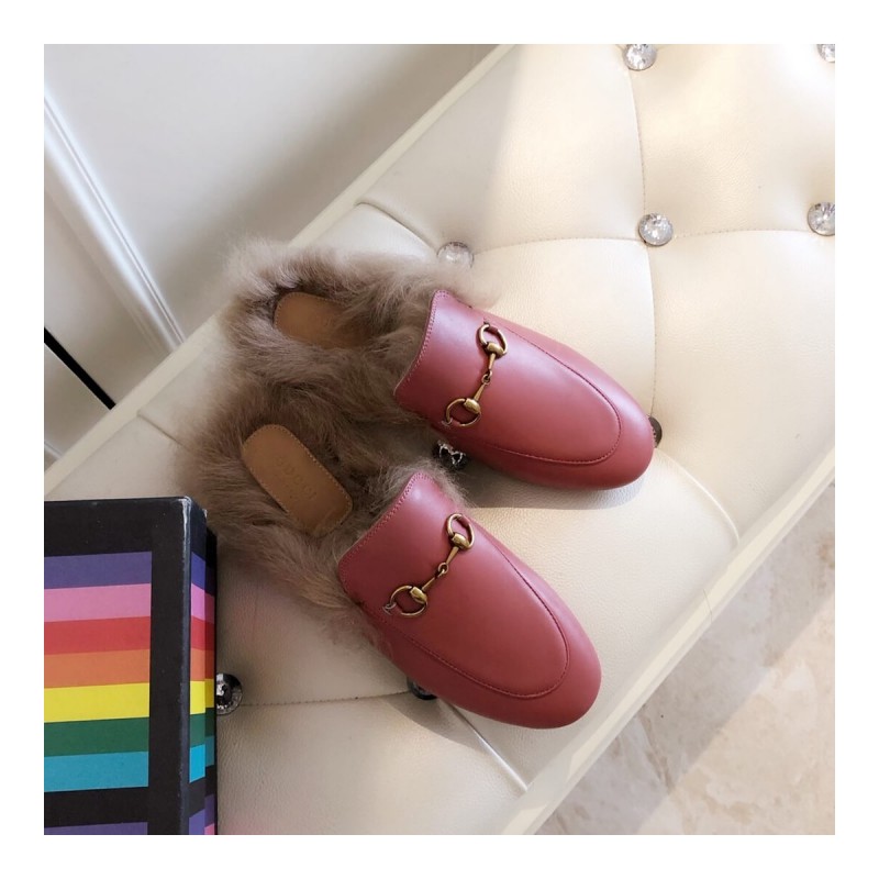 Gucci Princetown Leather Slipper 397749