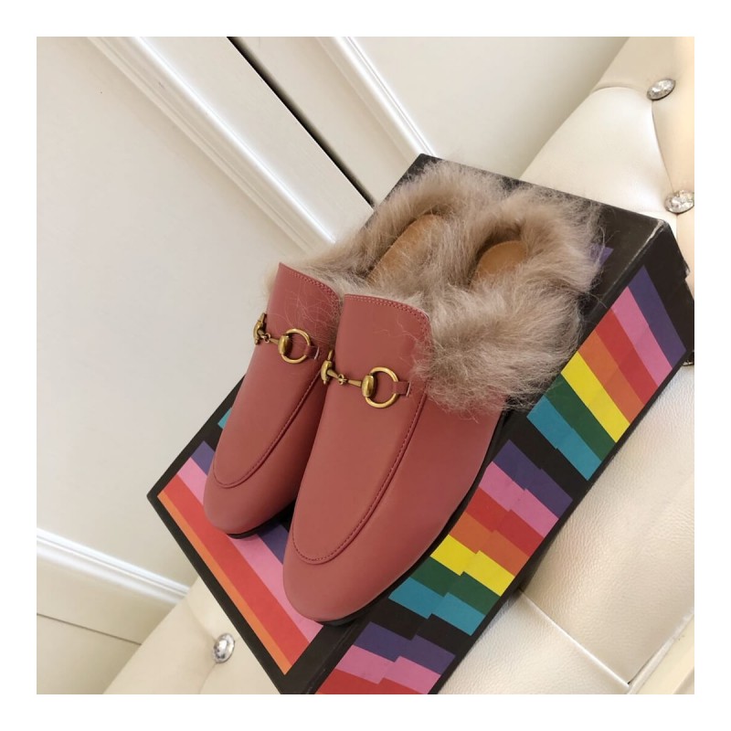 Gucci Princetown Leather Slipper 397749
