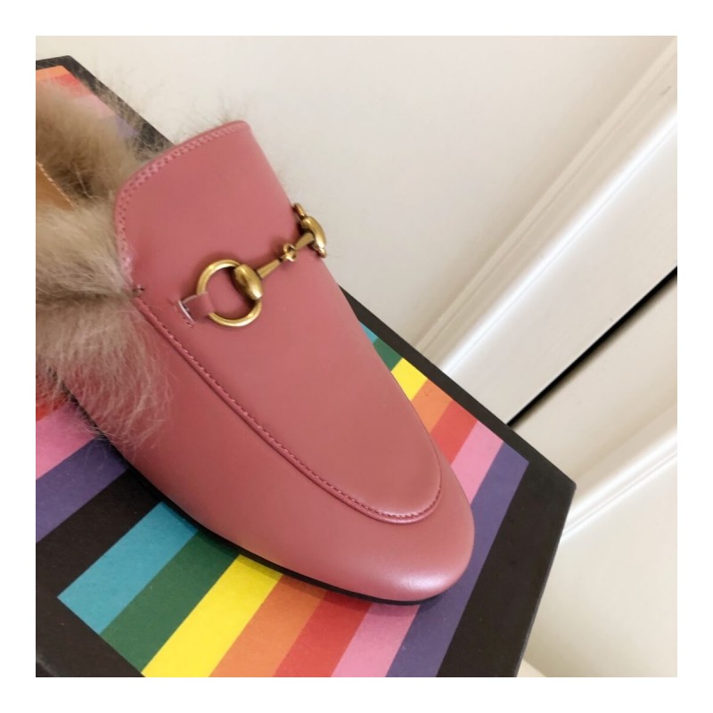 Gucci Princetown Leather Slipper 397749