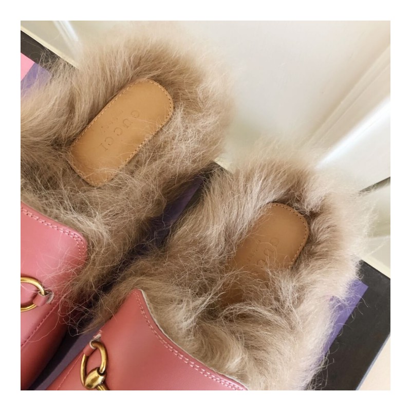 Gucci Princetown Leather Slipper 397749