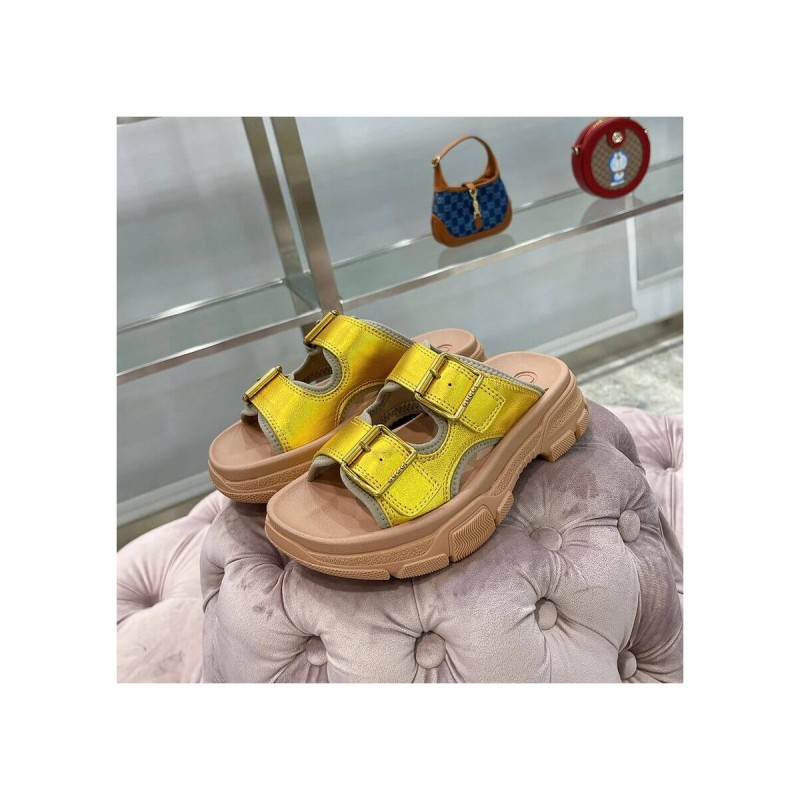 Gucci Aguru Platform Slide Sandal