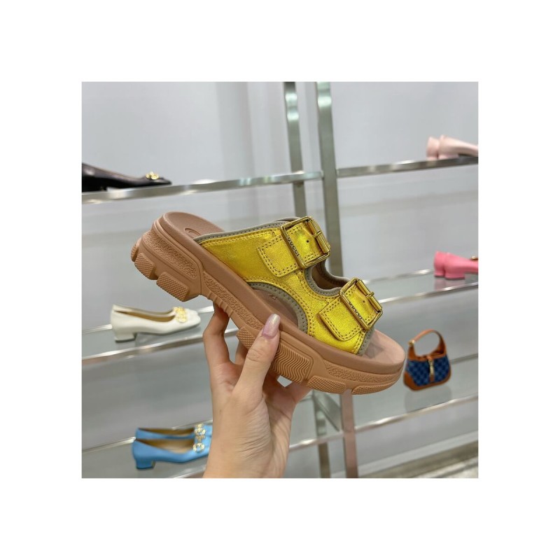 Gucci Aguru Platform Slide Sandal