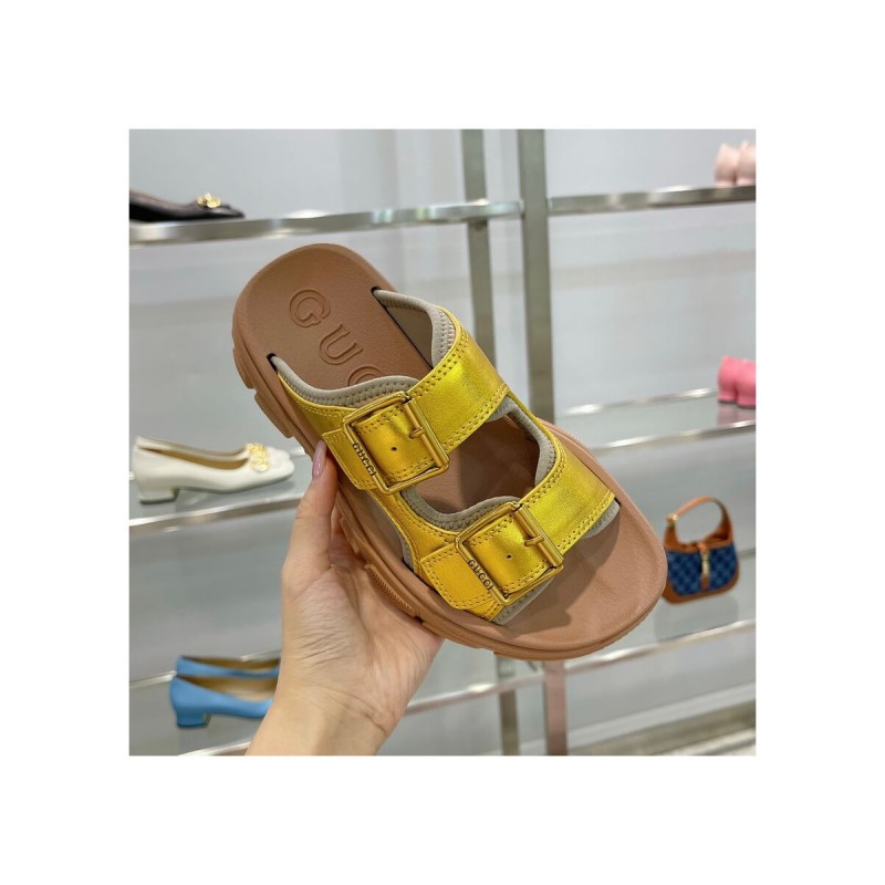 Gucci Aguru Platform Slide Sandal