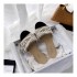 Chanel Satin CC Pearl Sandal Flats 36123