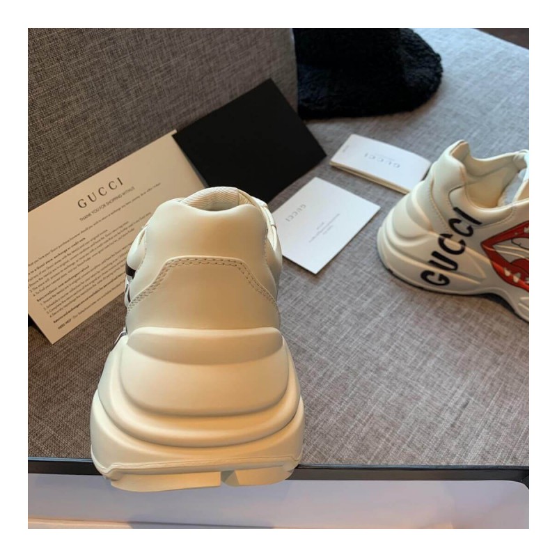 Gucci Rhyton Sneaker With Mouth Print 552093