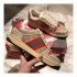 Gucci Screener Leather Sneaker 570443 Red