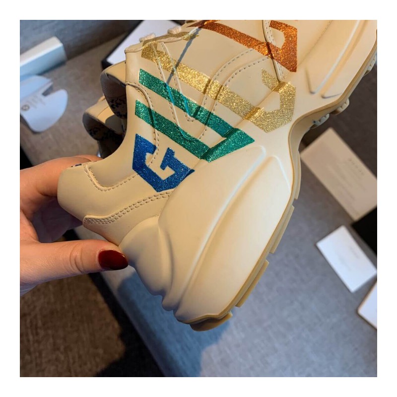 Gucci Rhyton Glitter Gucci Sneaker 524990