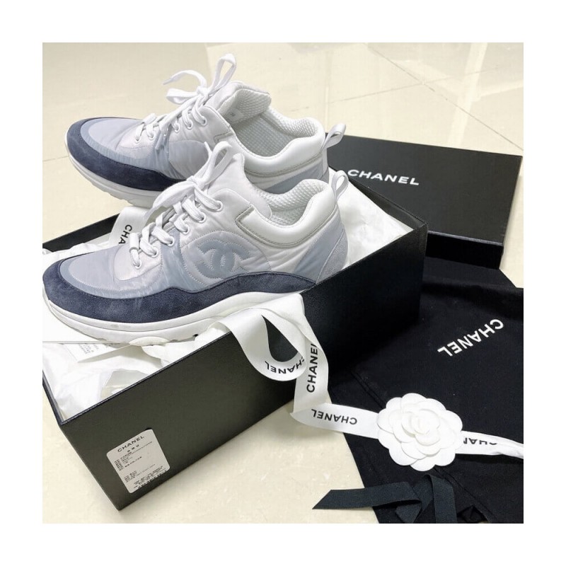 Chanel Wmns Suede Calfskin Sneaker G37136