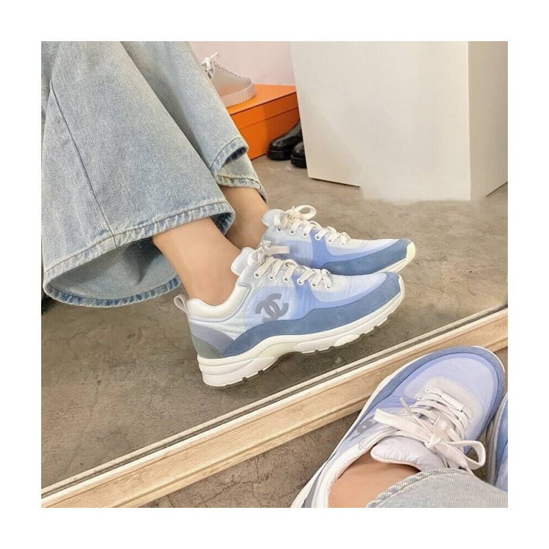 Chanel Wmns Suede Calfskin Sneaker G37136