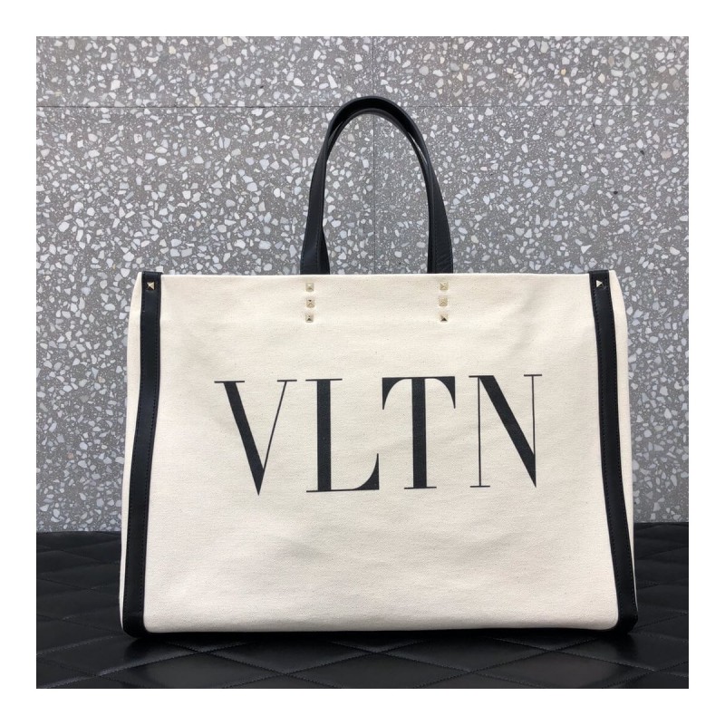 Valentino Garavani VLTN Canvas Shopping Bag 90011