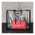Valentino Garavani Grande Plage Small PVC &amp; Leather Tote Bag 9006