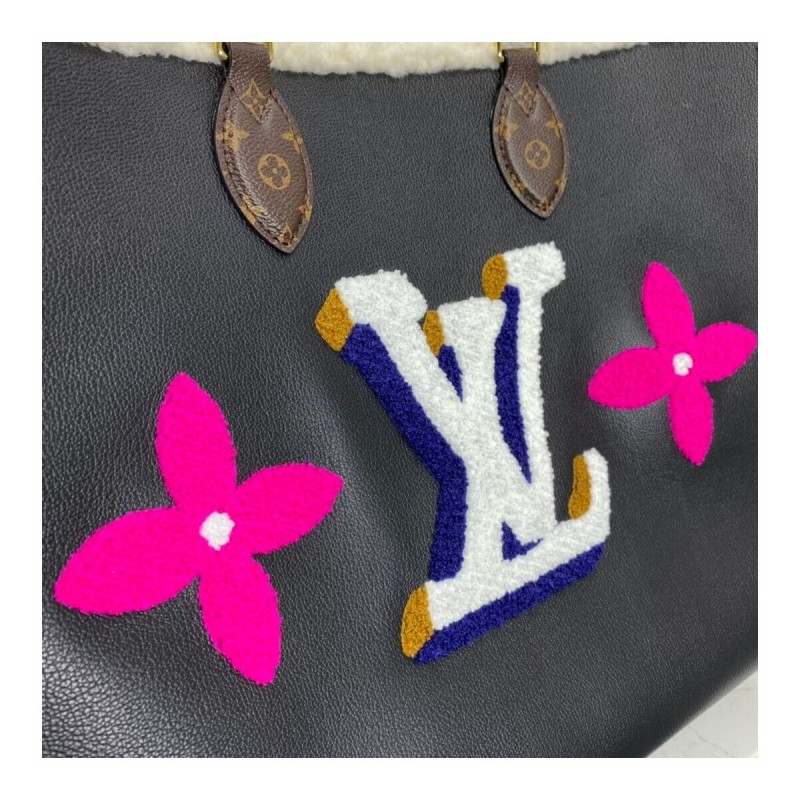 Louis Vuitton Onthego GM M56958 In Leather and Shearling