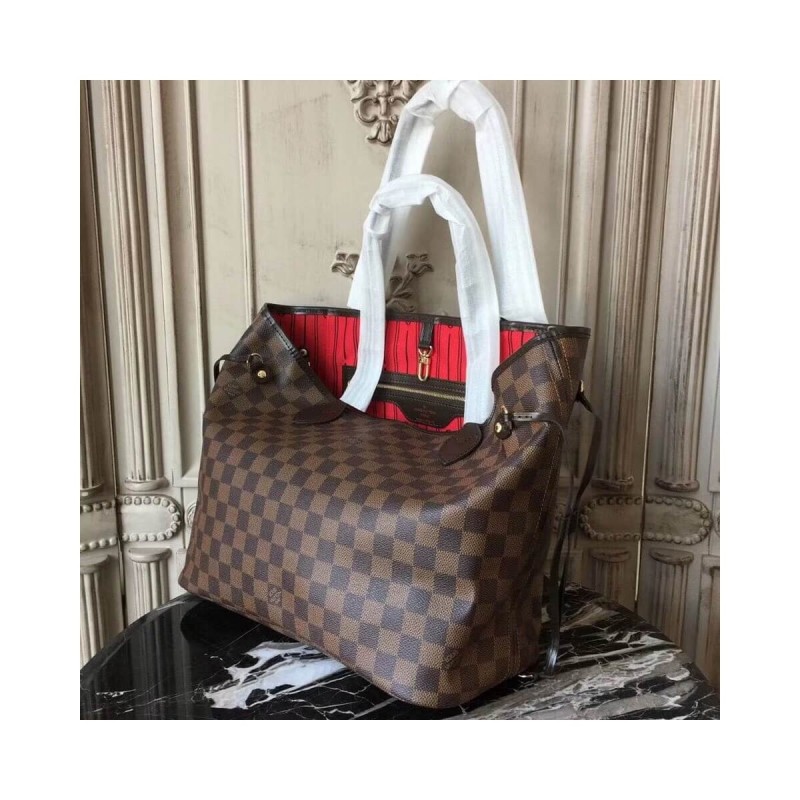 Louis Vuitton Damier Ebene Canvas Neverfull MM N51105