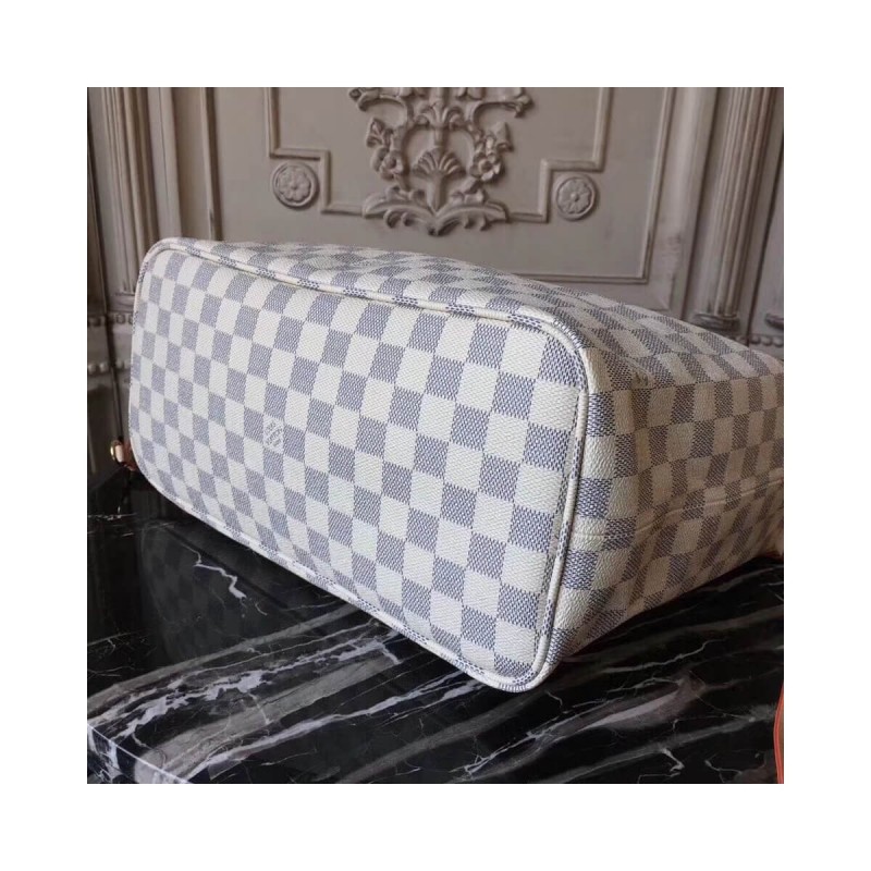Louis Vuitton Damier Azur Canvas Neverfull MM N51107