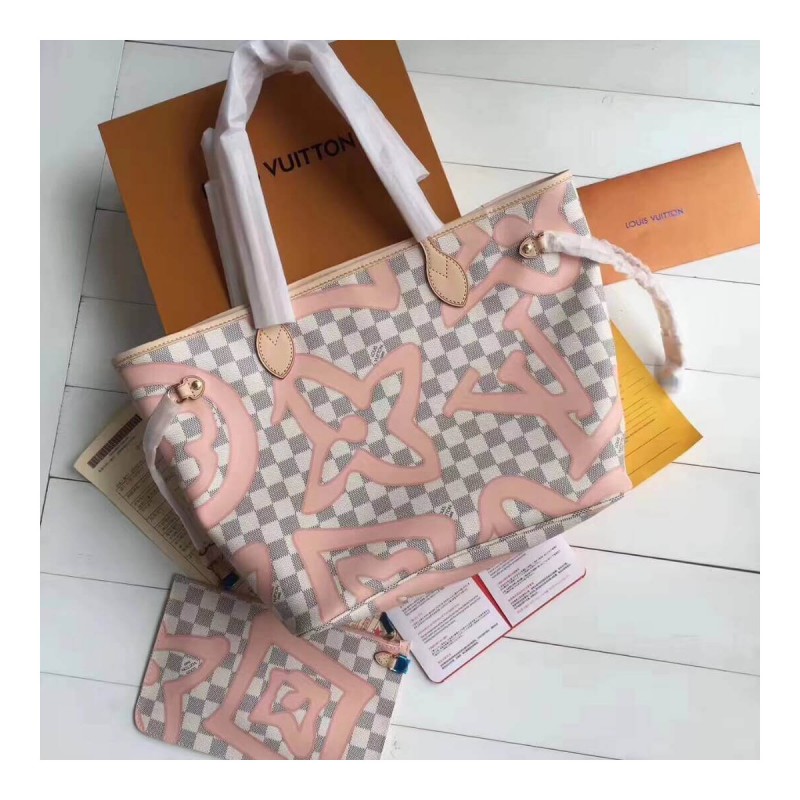 Louis Vuitton Damier Azur Canvas Neverfull MM N41050