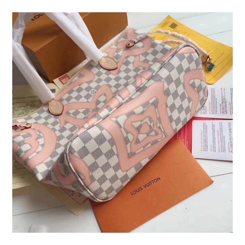 Louis Vuitton Damier Azur Canvas Neverfull MM N41050