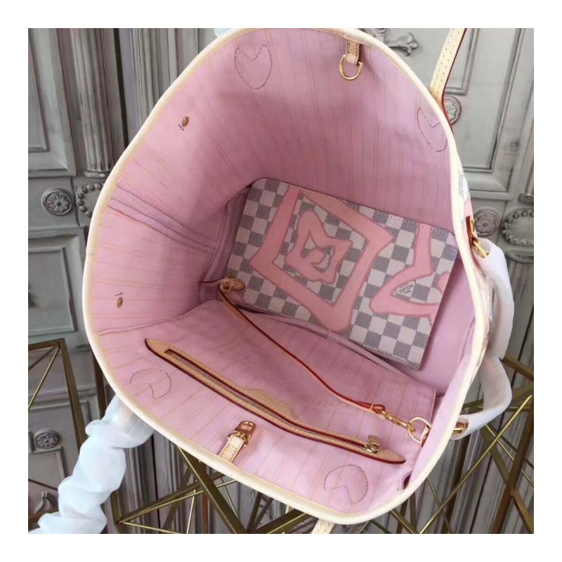 Louis Vuitton Damier Azur Canvas Neverfull MM N41050