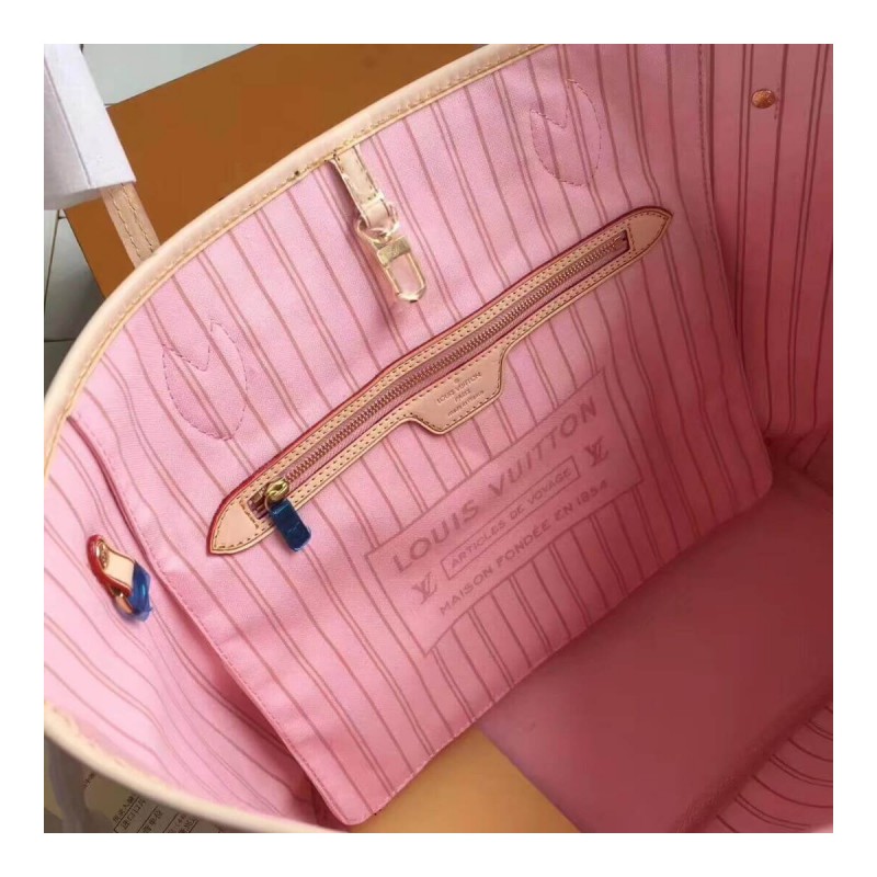 Louis Vuitton Damier Azur Canvas Neverfull MM N41050