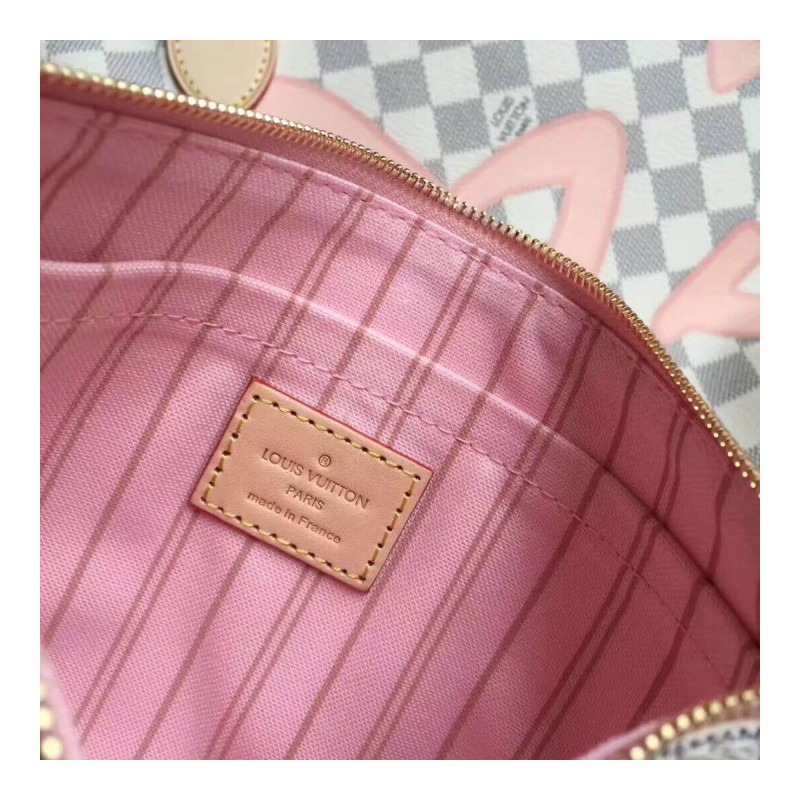 Louis Vuitton Damier Azur Canvas Neverfull MM N41050