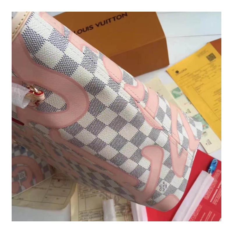 Louis Vuitton Damier Azur Canvas Neverfull MM N41050