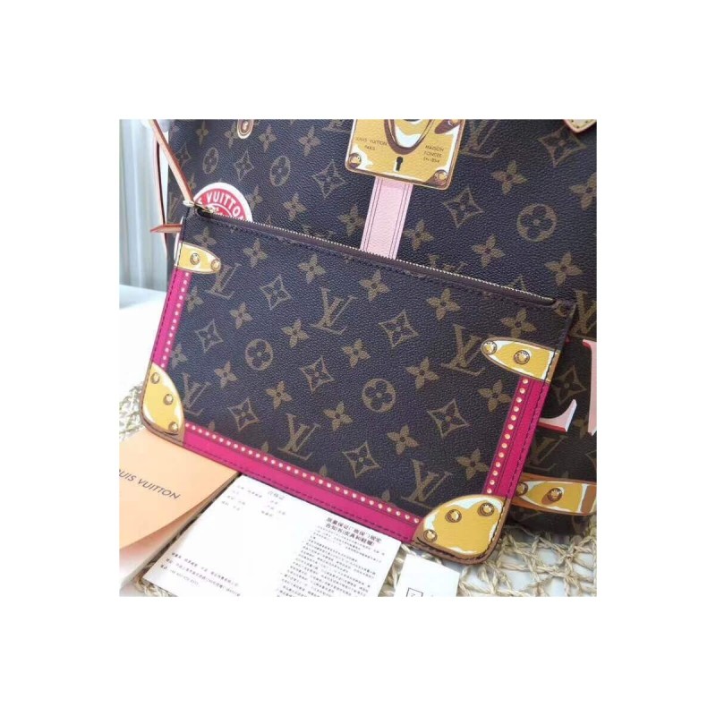 Louis Vuitton Summer Trunks Printed Neverfull MM M41390